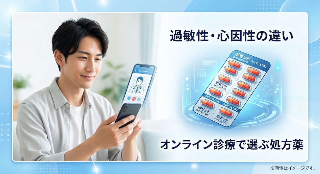 早漏の治し方と処方薬｜ポゼットとオンライン診療の特徴を比較