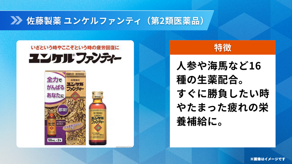 佐藤製薬 ユンケルファンティ（第2類医薬品）